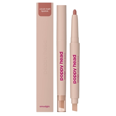 Poppy Head - Smudgic Velvet Matt Lipstick - Matt Lippenstift in Stiftform - 03 Dusky Allure - 0,85g