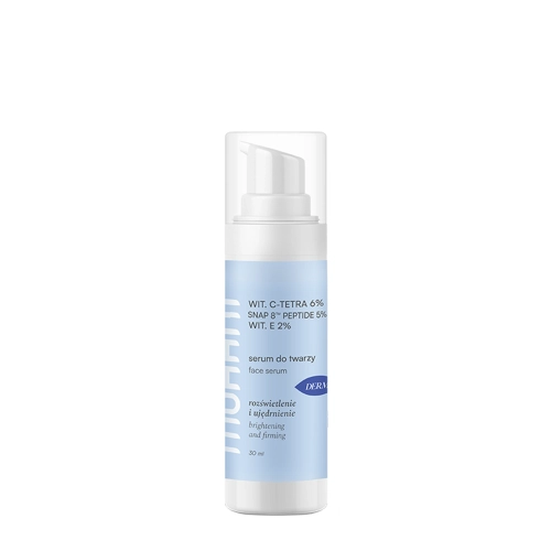 Mohani – Straffendes und Aufhellendes Gesichtsserum mit ultrastabilem Vitamin C TETRA 6%, Neuropeptid SNAP 8™ 5% und Vitamin E 2% - 30ml