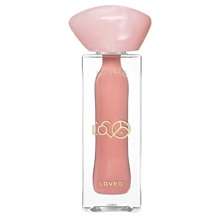 LOVRO - Bloomlight Lipgloss - Optisch Vergrößerndes Lipgloss mit Kühleffekt - 04 Nude Muse - 5,5g