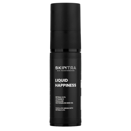 SkinTra - Liquid Happiness - Serum mit Retinal 0,3% für Gesicht und Augenpartie - 30ml