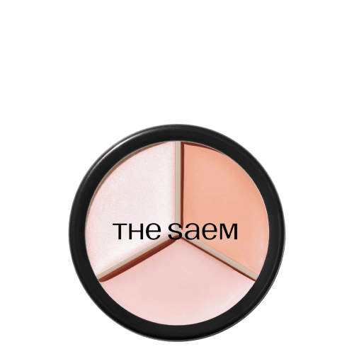 The Saem – Cover Perfection Triple Pot Concealer – Dreifach-Concealer-Palette – 05 Dark Up Beige – 13,5g