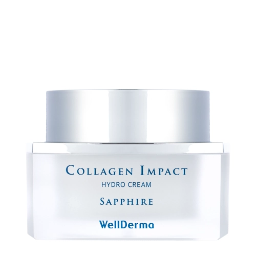 WellDerma - Sapphire Collagen Impact Hydro Cream - Feuchtigkeitsspendende Gesichtscreme - 50ml