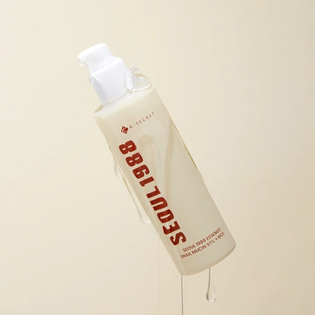 K-SECRET - SEOUL 1988 Essence : Snail Mucin 97% + Rice - Lindernde Essenz mit Schneckenschleimfilter und Reis - 100ml