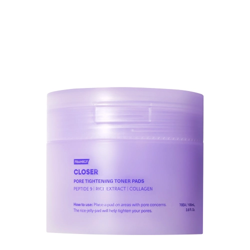 Frankly - Closer Toner Pads - Gesichtspads zur Verkleinerung der Poren - 70 Stück