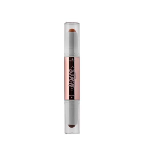 O.TWO.O - Glow Lift Light Shadow Contour Stick - Creme-Konturierungs-Duo - 04 Beige+Cool Brown - 3.2g