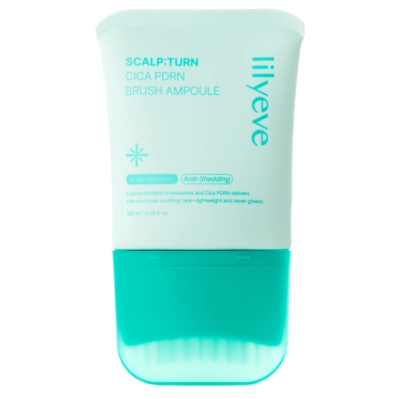 lilyeve - Scalp:Turn Cica PDRN Brush Ampoule - Anti-Schuppen-Ampulle für die Kopfhaut - 100 ml