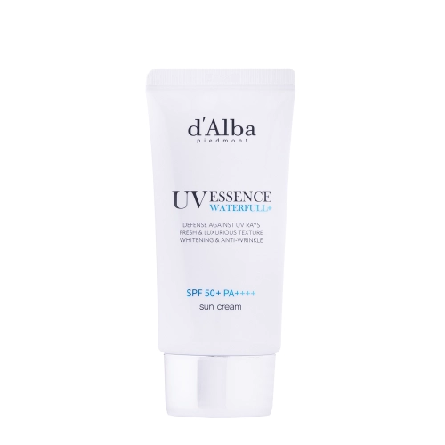 d'Alba - Waterfull Essence Sun Cream SPF 50+ PA++++ 50ml - Feuchtigkeitsspendende Filter-Gesichtscreme - 50ml