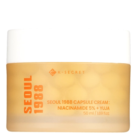 K-SECRET - SEOUL 1988 Capsule Cream: Niacinamid 5% + Yuja - Kapselcreme - 50ml