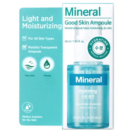 Nature Republic - Good Skin Mineral Ampoule - Feuchtigkeitsspendendes Gesichtsserum - 30ml