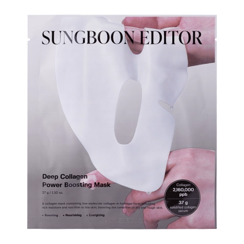 Sungboon Editor - Deep Collagen Power Boosting Mask - Lifting Hydrogel-Gesichtsmaske - 1 Stk./37g