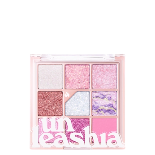 Unleashia - Glitterpedia Eye Palette - 9 All of Pink Glitter - Vegane Lidschattenpalette - 6,6g