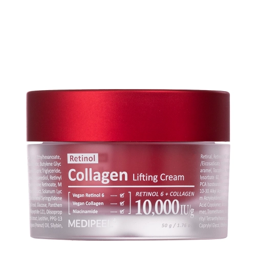Medi-Peel - Retinol Collagen Lifting Cream - Straffende Gesichtscreme mit Kollagen und Retinol - 50g