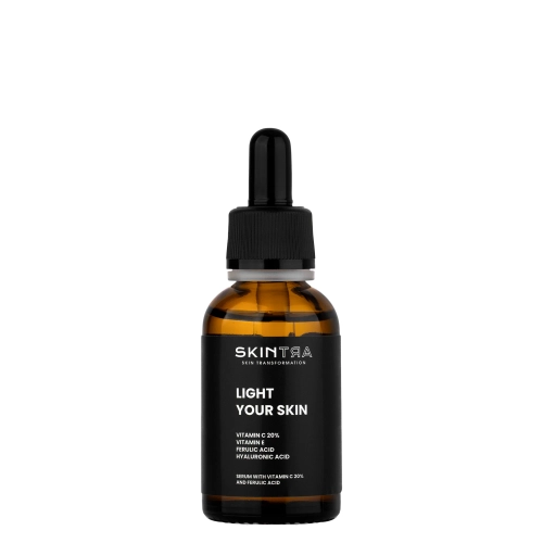 SkinTra - Light Your Skin - Serum mit Vitamin C 20% und Ferulasäure - 30ml