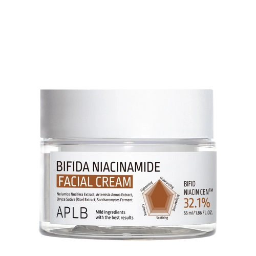 APLB - Bifida Niacinamide Facial Cream - Porenreduzierende Creme mit Niacinamid - 55ml
