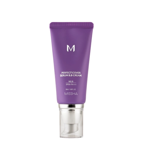 Missha - M Perfect Cover Serum BB Cream SPF50+/PA++++ - Deckende BB-Creme-Serum - No.25 Warm Beige - 50ml