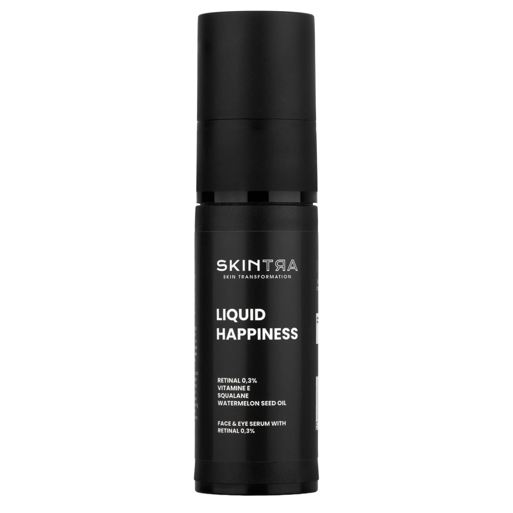 SkinTra - Liquid Happiness - Serum mit Retinal 0,3% für Gesicht und Augenpartie - 30ml