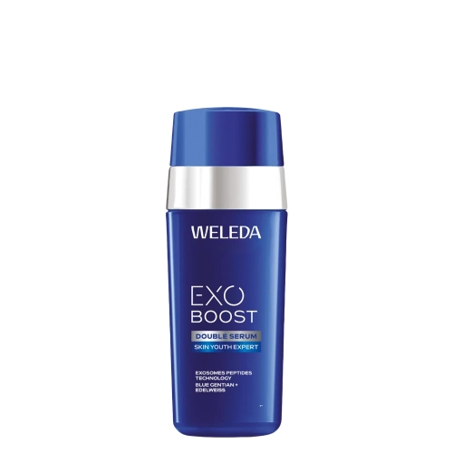 WELEDA - Exo Boost Double Serum - Doppel-Serum mit Sommer-Enzian und Alpen-Edelweiß - 30ml