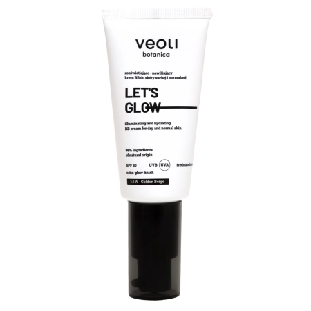 Veoli Botanica - Let's Glow - Aufhellende, feuchtigkeitsspendende leichte BB-Creme  -  3.0W Gold - 30ml