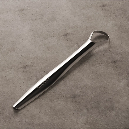 Lucent – Beam Tongue Scraper – Zungenreiniger – Silver – 1 Stück