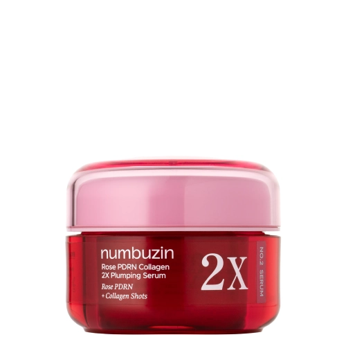 Numbuzin - No.2 Rose PDRN Collagen 2X Plumping Serum - Aufpolsterndes und Straffendes Serum - 30ml