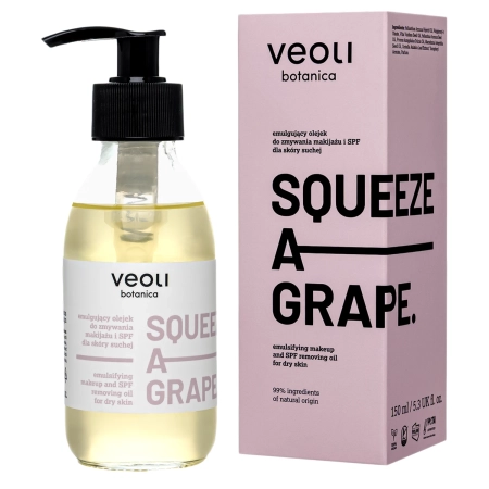 Veoli Botanica - Emulgierendes Make-up-Entferner-Öl mit Lichtschutzfaktor für trockene Haut - 150 ml 