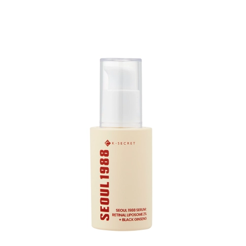 K-SECRET - SEOUL 1988 Serum : Retinal Liposome 2% + Black Ginseng - Straffendes Serum mit Retinal - 30ml