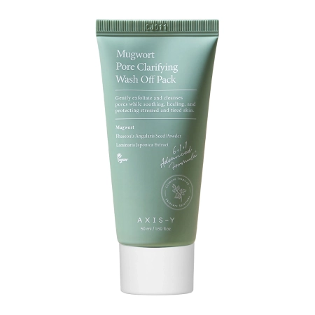 Axis-y - Mugwort Pore Clarifying Wash Off Pack - Reinigende Gesichtsmaske mit Beifuß - 50ml