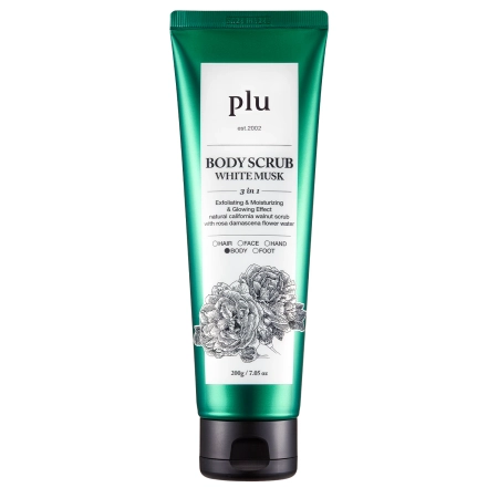 plu - Body Scrub - Körperpeeling - White Musk - 200 g