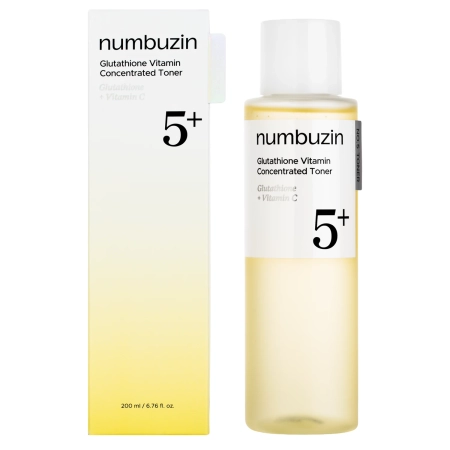 Numbuzin - No.5 Vitamin Boosting Essential Toner - Sanftes, revitalisierendes Gesichtswasser - 200ml