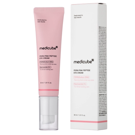 Medicube – PDRN Pink Peptide Eye Cream – Peptid-Augencreme mit PDRN – 30 ml