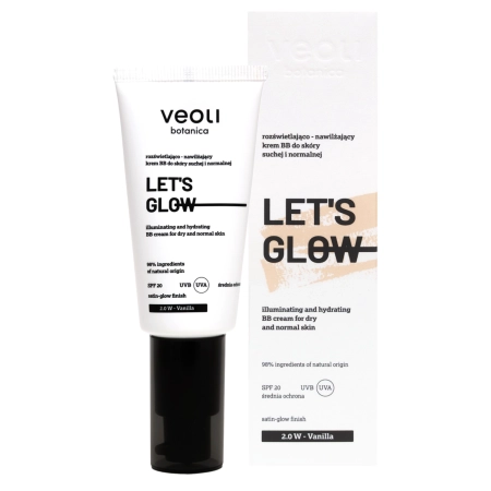 Veoli Botanica - Let's Glow - Aufhellende & Feuchtigkeitsspendende Leichte BB-Creme - 2.0W Vanilla - 30ml