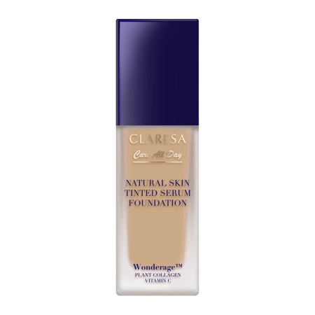 Claresa - Natural Skin Tinted Serum Foundation - Foundation-Serum mit natürlichem Finish - 2WO Medium Olive - 32ml