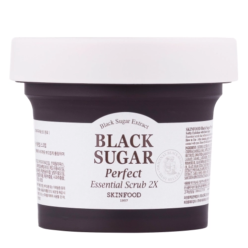 Skinfood - Black Sugar Perfect Essential Scrub 2X - Peelende Maske mit braunem Zucker - 210g