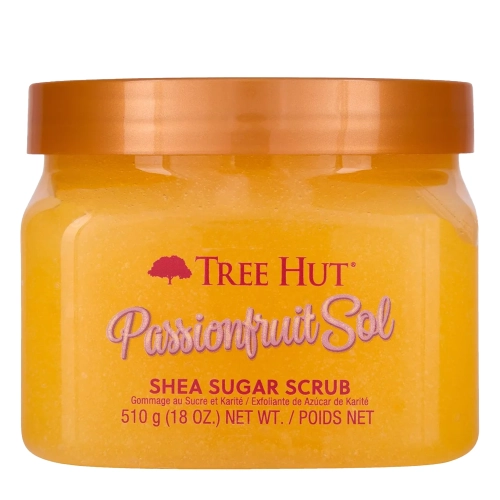 Tree Hut - Shea Sugar Scrub Passionfruit Sol - Zucker-Körperpeeling Maracuja - 510g