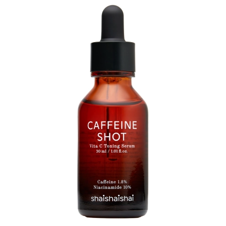 shaishaishai - Caffeine Shot Vita C Toning Serum – Gesichtsserum mit Koffein – 30ml