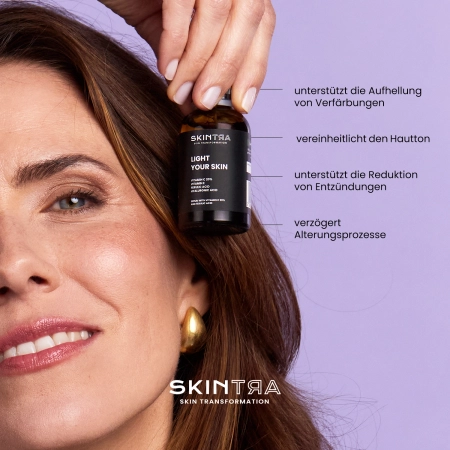 SkinTra - Light Your Skin - Serum mit Vitamin C 20% und Ferulasäure - 30ml
