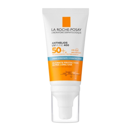 La Roche-Posay - Anthelios UV Mune 400 SPF50+ - Feuchtigkeitsspendende Schutzcreme - 50ml