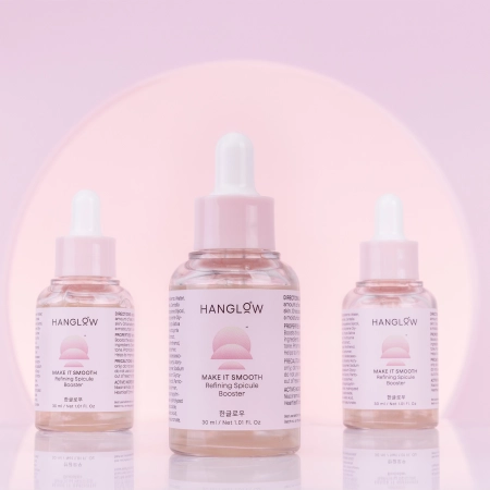 HanGlow - Make It Smooth - Refining Spicule Booster  - Glättendes Serum mit Mikronadeln - 30ml