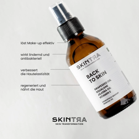 SkinTra - Back To Skin - Hydrophiles Makeup-Entfernungsöl - 100ml 