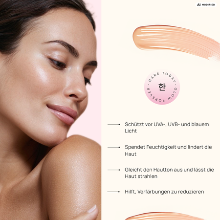 HanGlow - PerfecTone - Tinted Sunscreen SPF 50+ - Verschönernde Sonnenschutzcreme - 01 - 50 ml