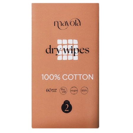 Mayola - Dry Wipes Step 2 - Wattepads auf Rolle - 60 Stück