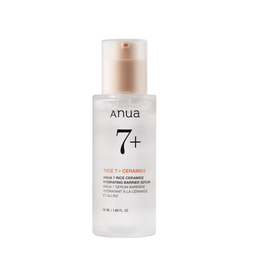 Anua - Rice 7 Ceramide Hydrating Barrier Serum - Aufhellendes Reis-Serum - 50ml