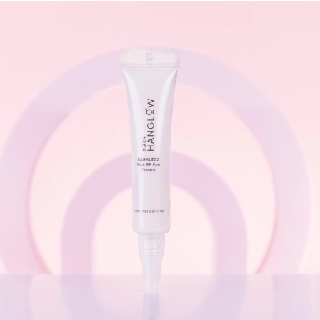 HanGlow - Darkless - Pink BB Eye Cream - Creme - Abdeckstift für die Unteraugenpartie - 15ml