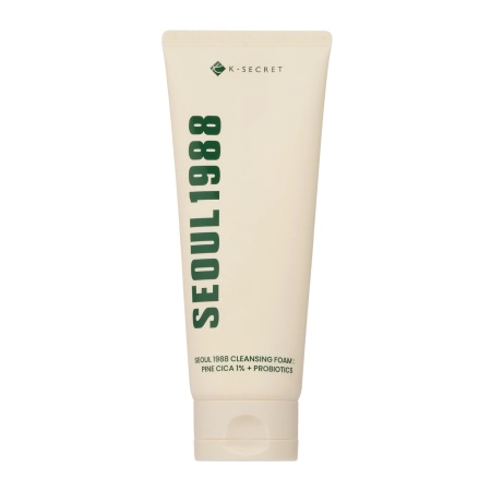 K-SECRET - SEOUL 1988 Cleansing Foam : Pine Cica 1% + Probiotics - Reinigungsschaum für das Gesicht - 150ml