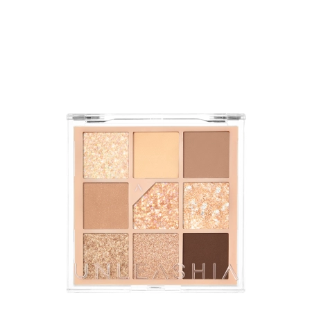 Unleashia - Glitterpedia Eye Palette - Vegane Lidschattenpalette - 2 Alle von Braun - 6.6g