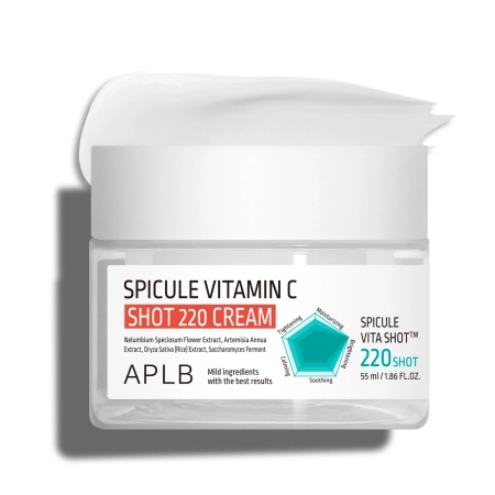 APLB - Spicule Vitamin C Shot 220 Cream  - Vitamin C Creme mit Mikronadeln - 55ml