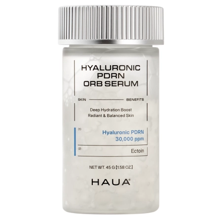 HAUA - Hyaluronisches PDRN Orb Serum – Feuchtigkeitskapsel-Serum mit PDRN – 45g