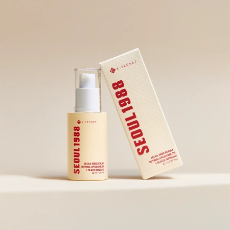 K-SECRET - SEOUL 1988 Serum : Retinal Liposome 2% + Black Ginseng - Straffendes Serum mit Retinal - 30ml