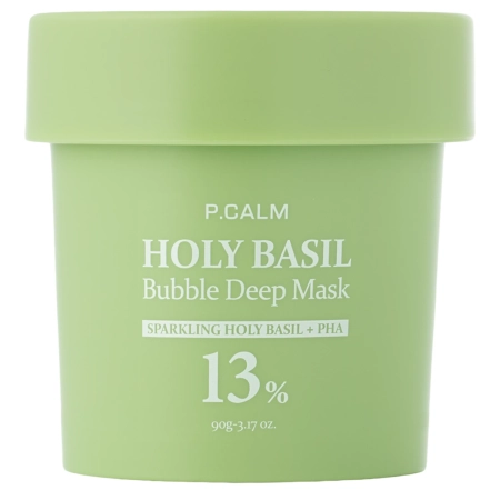 P.Calm - Holy Basil Bubble Deep Mask - Reinigende Sprudel-Maske - 90g