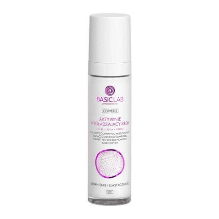 BasicLab - Copperis - Aktiv glättende Tagescreme für das Gesicht 0,3% reines Kupferpeptid - 50ml 